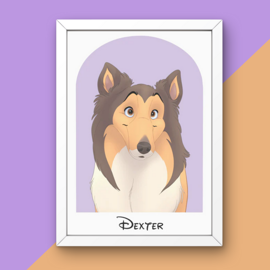 Disney-fied Pet Portraits