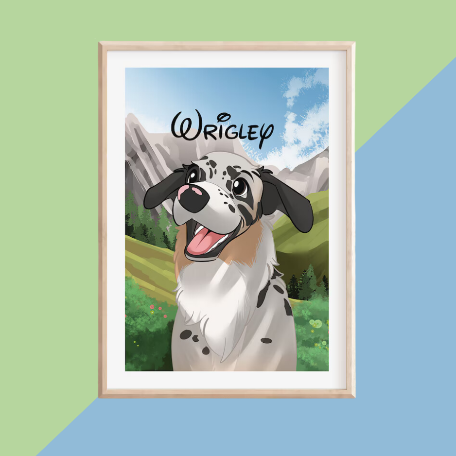 Disney-fied Pet Portraits