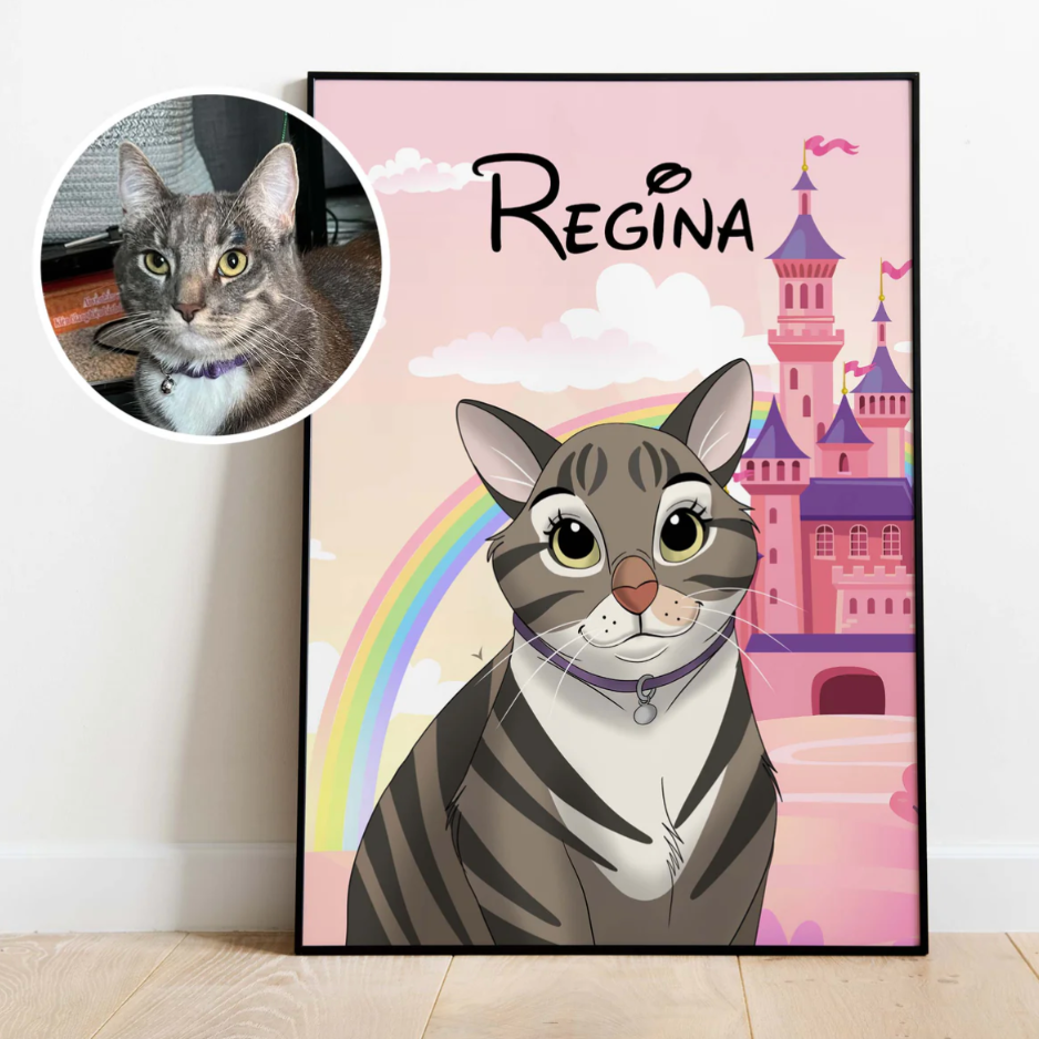 Disney-fied Pet Portraits