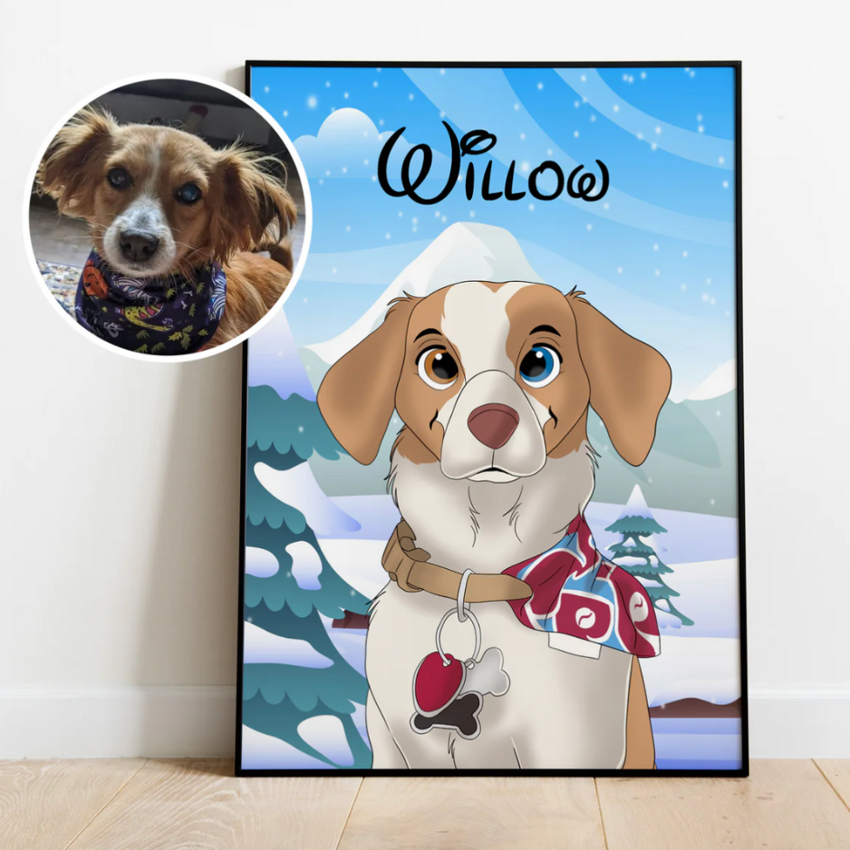 Disney-fied Pet Portraits