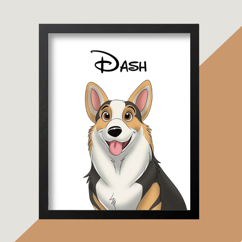 Disney-fied Pet Portraits