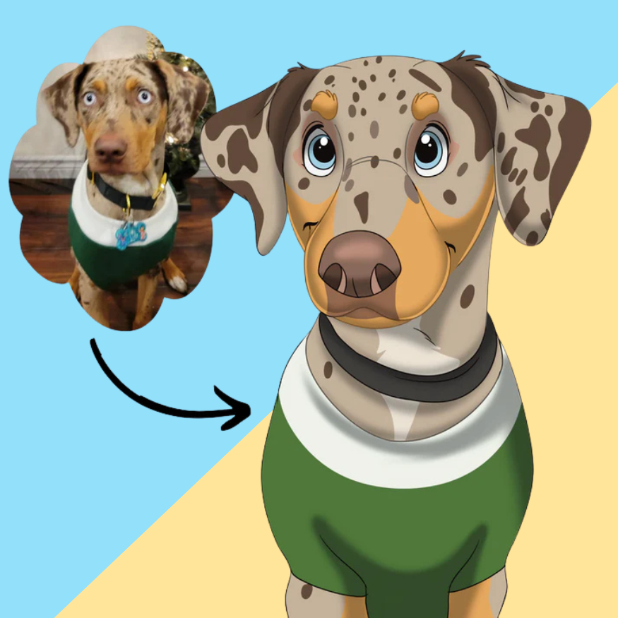 Disney-fied Pet Portraits